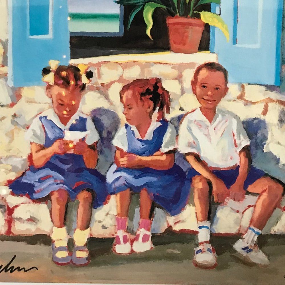 "The Flirt" by Shari Erickson Seriolithograph